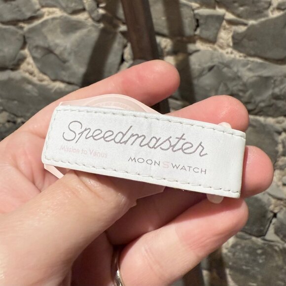 Swatch X Omega "Mission To Venus" White Moonswatch Watch - Picture 4 of 10